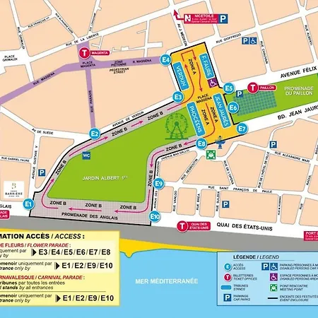 Apartment 2 Bedrooms In Central Location On The Famous Place Massena Nice